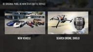 New vehicles, search drone and shield will be added to the game (Image via PUBG New State / YouTube)
